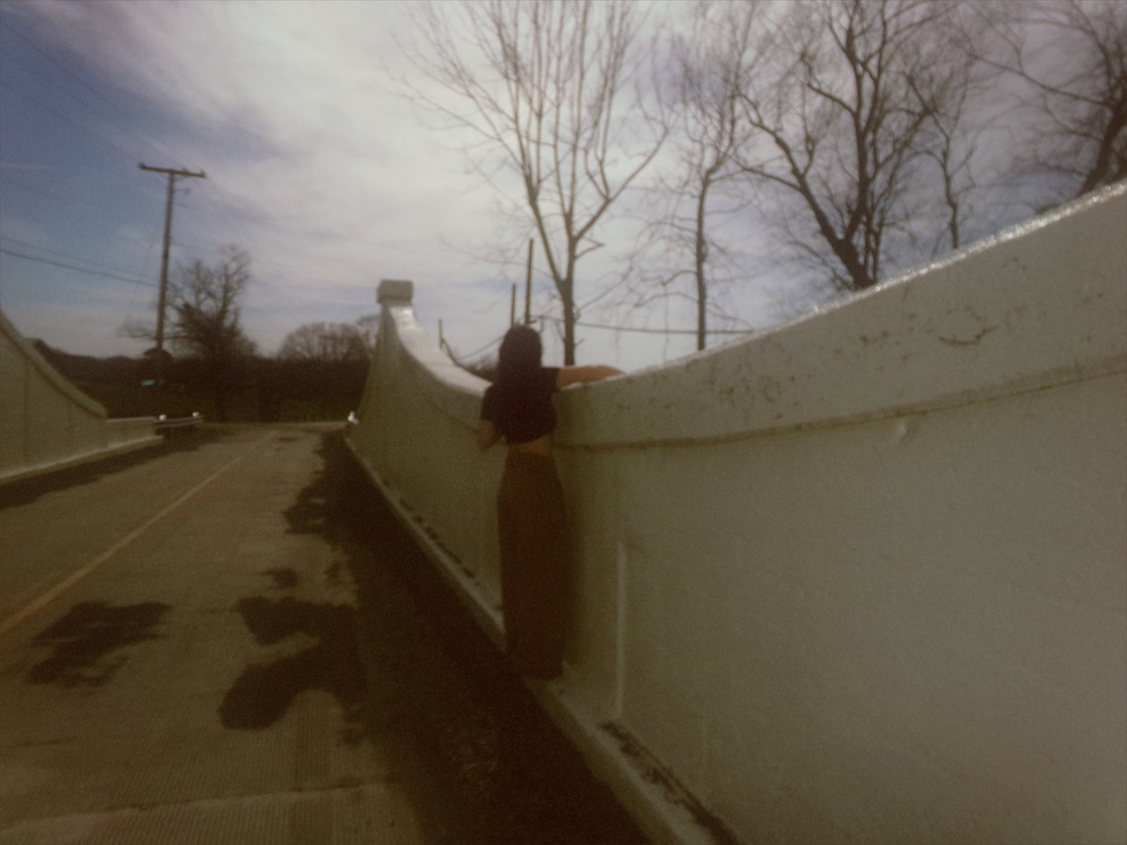 Sara Blohm on a bridge